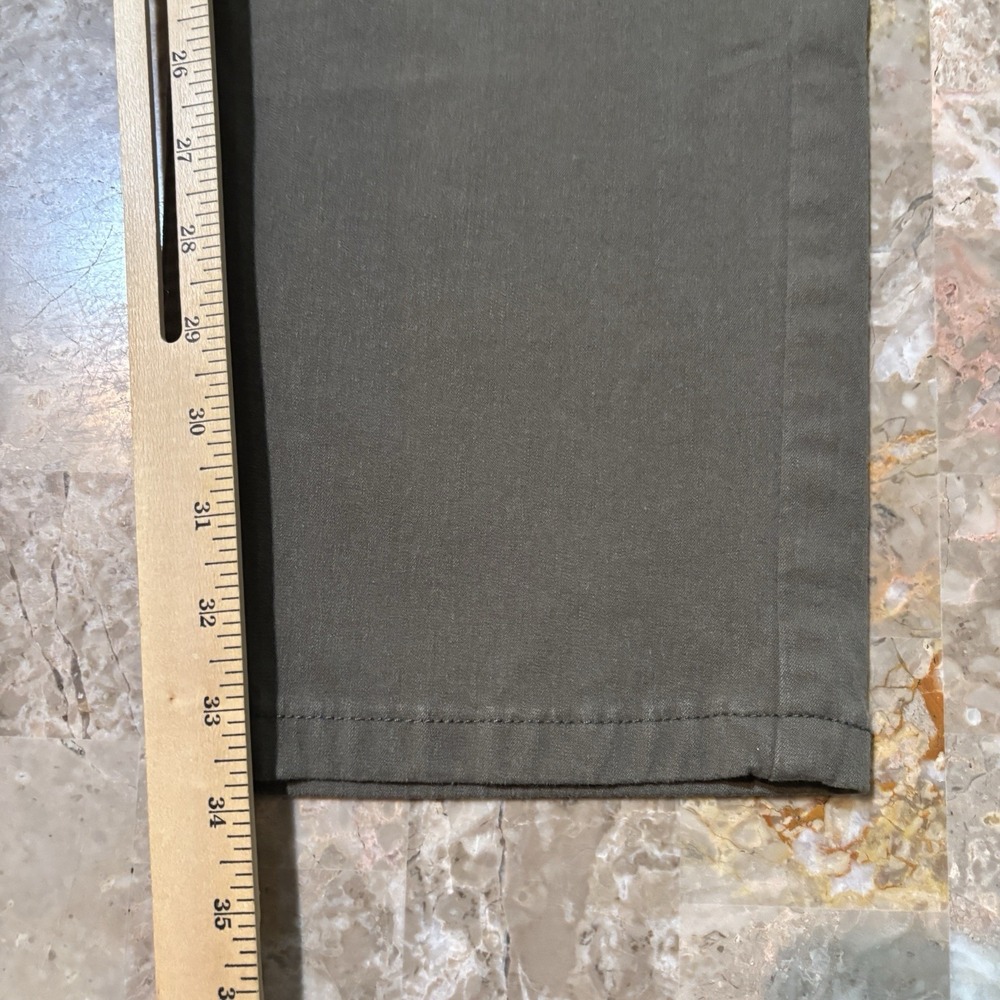 Mugsy Pants Mens 38x34 Green Olives Chino Soft Cotton Blend Office Casual - Picture 9 of 10